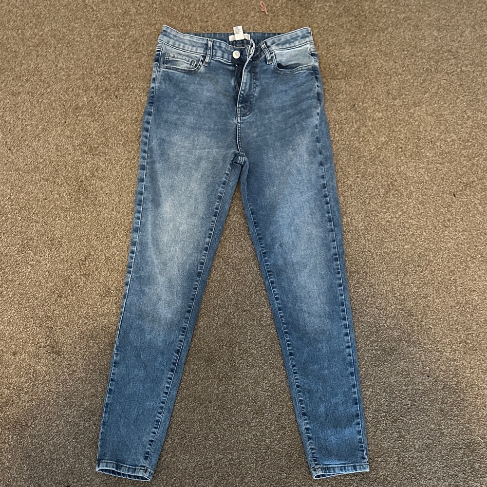 Forever 21 Women's Blue Skinny Jeans